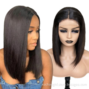 Wholesale Transparent HD Full Lace Bob Wigs Human Hair Lace Front Wigs For Black Women Brazilian Virgin Human Hair Wigs